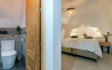 Las habitaciones-cueva con baño son estupendas!